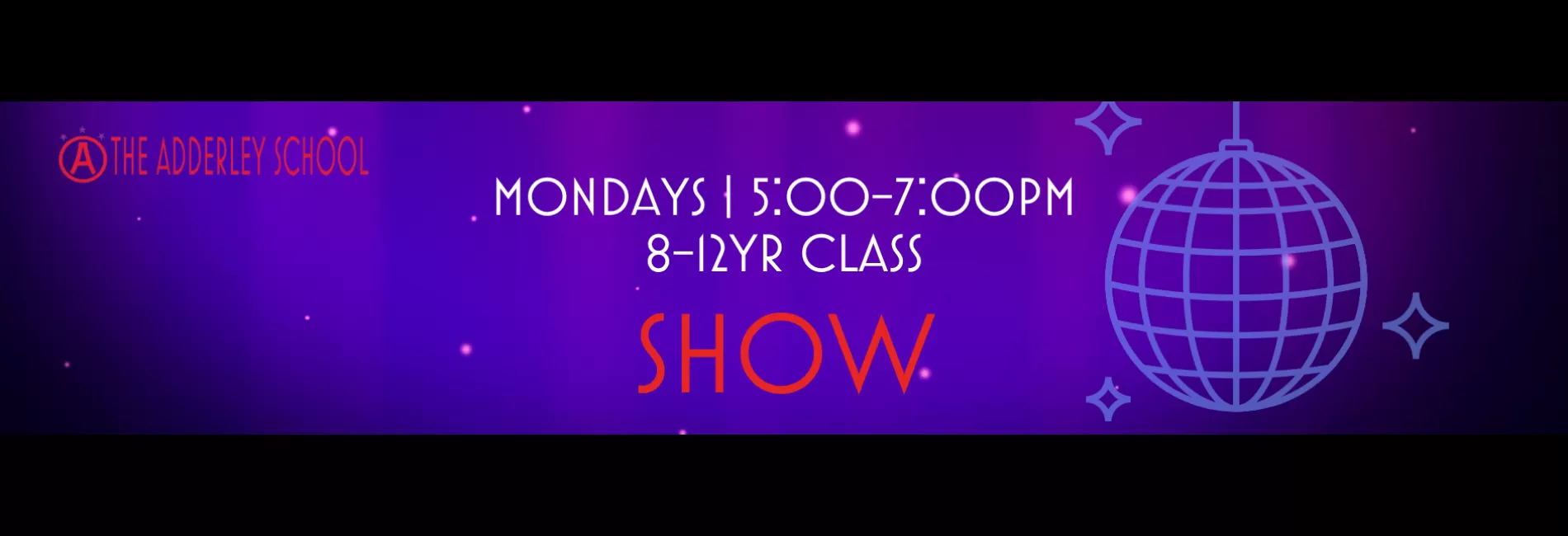Monday 5:00–7:00 PM | 8–12YR Showcase