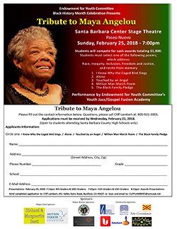 Tribute to Maya Angelou
